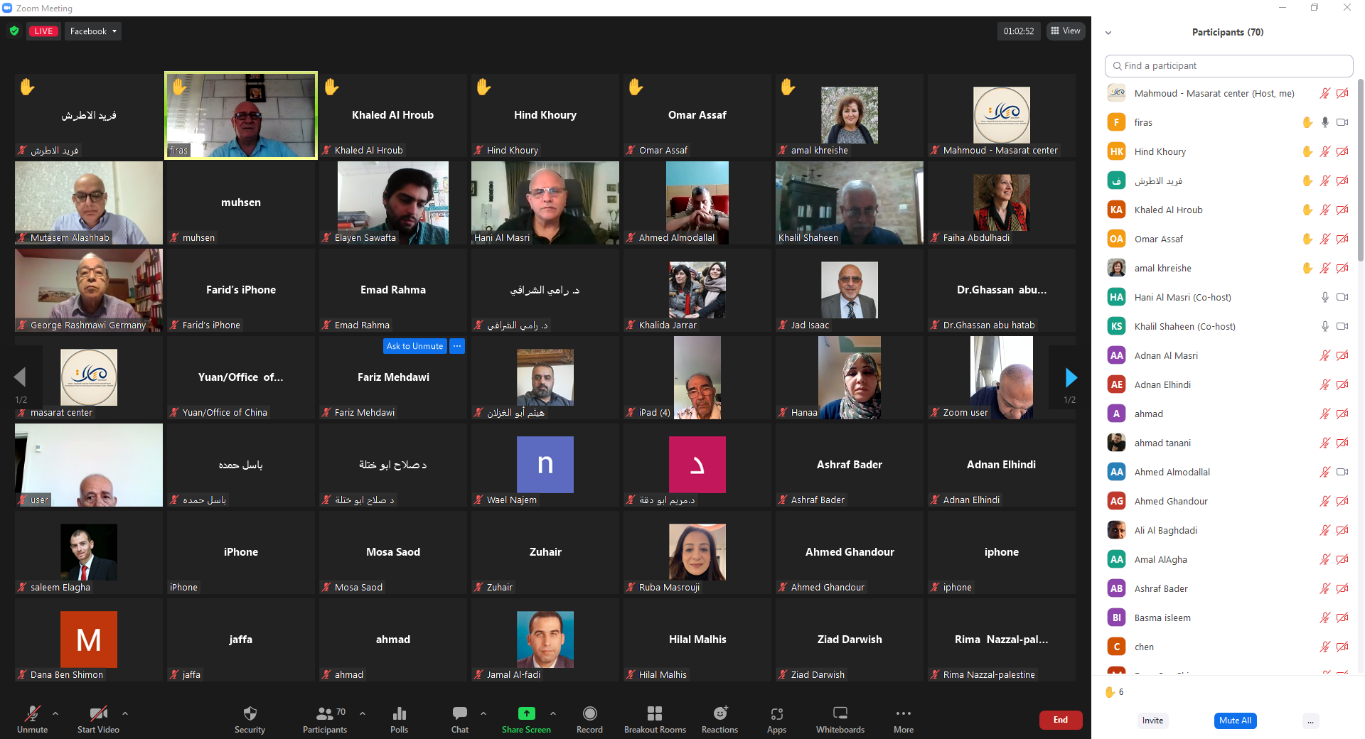 مسارات ينظم جلسة حول "الخلافة والخليفة والخلفاء"

