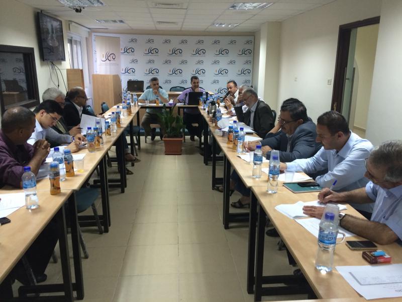 Political and security figures discuss the draft of the National Security Council law.