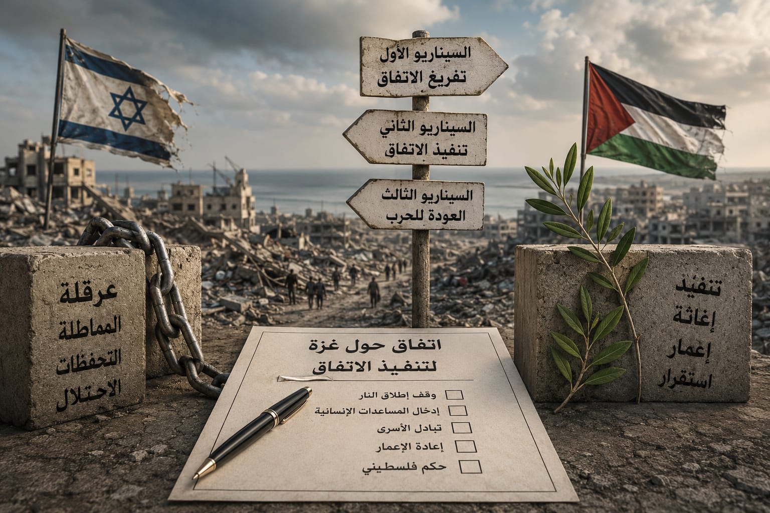 اتفاق لتنفيذ الاتفاق حول غزة